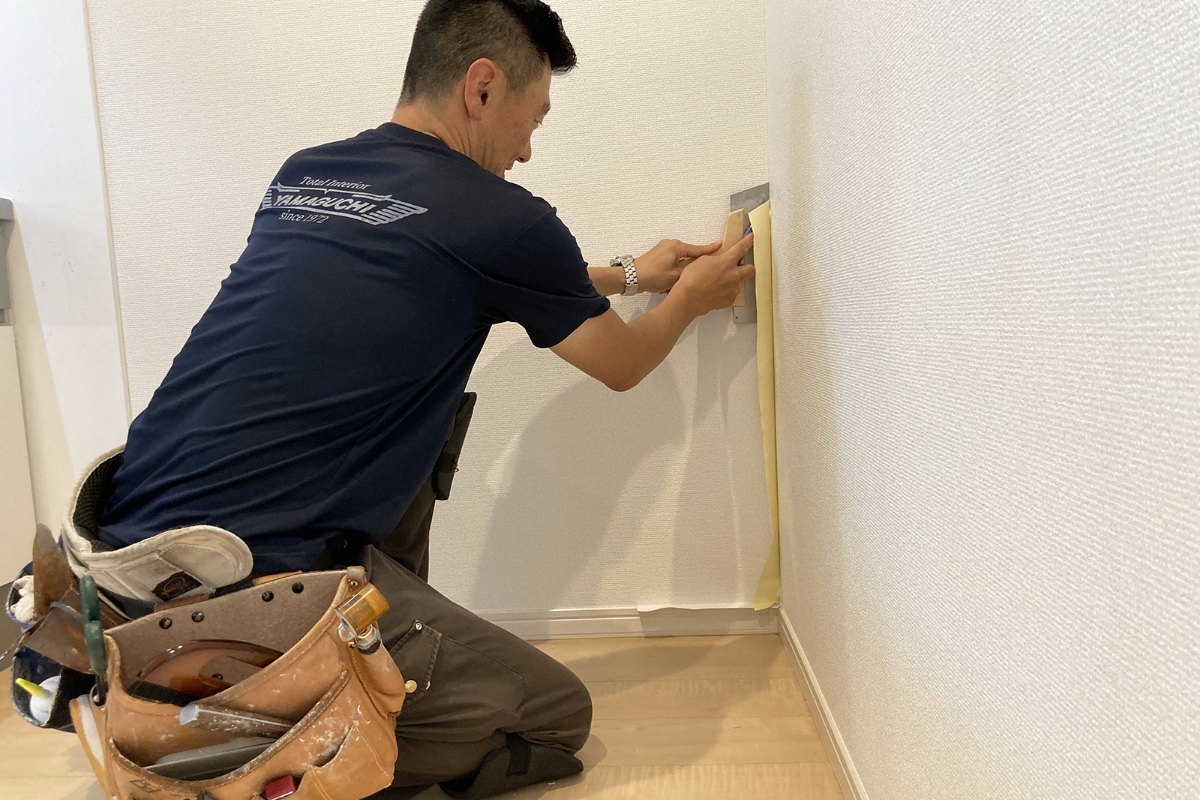 画像：クロス(壁紙)の張替え